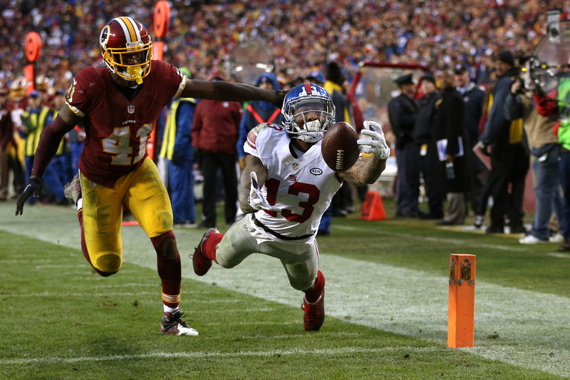 Illustration for article titled Odell Beckham's Catch Was Absolutely Ridiculous, Again